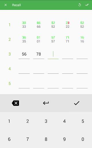 Memory Ladder - Numbers Trainer скриншот 5