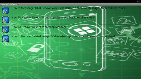 How to Messenger Data Recovery screenshot 2