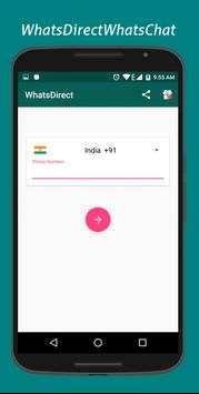WhatsDirect Chat - Open in WhatsApp screenshot 3
