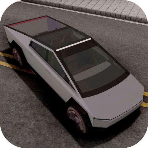 City Driving Tesla Cybertruck Eco SUV 1.0