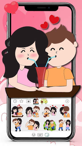Fun Date Night Emoji Stickers screenshot 1