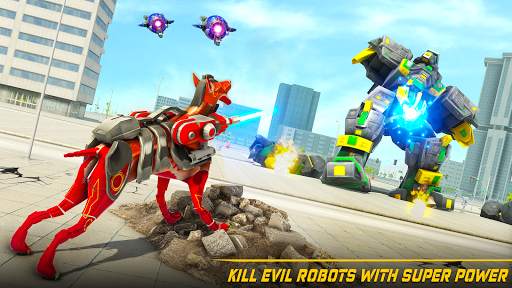 BMX Cycle Robot Transform War screenshot 4