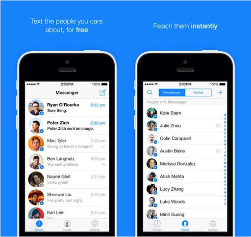 Messenger in screenshot 3