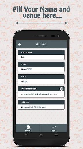 Invitation Card Maker screenshot 2