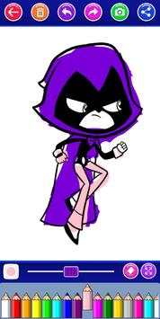 Teen Coloring Titans Go screenshot 5