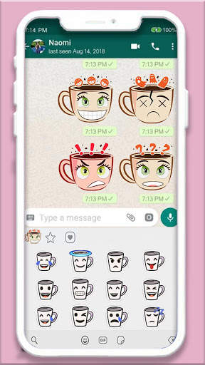 I Love Coffee Emoji Stickers screenshot 1