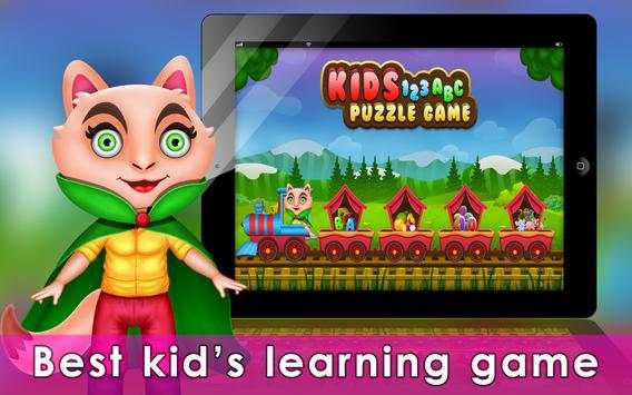 Kids 123 ABC Puzzle game screenshot 1