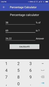 Percentage calculator screenshot 5