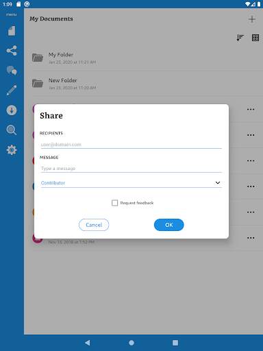 Amazon WorkDocs 9 تصوير الشاشة