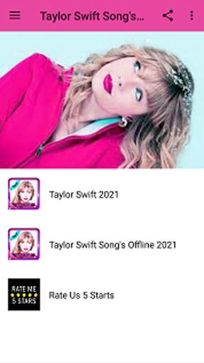 Taylor Swift All Songs 2021 screenshot 1