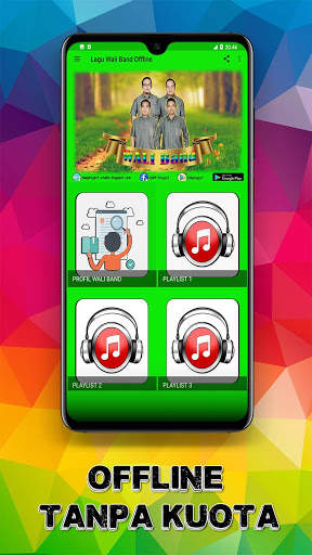 Lagu Wali Band Offline - NEW 2020 3 تصوير الشاشة