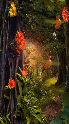 Hummingbirds 3D Live Wallpaper screenshot 2