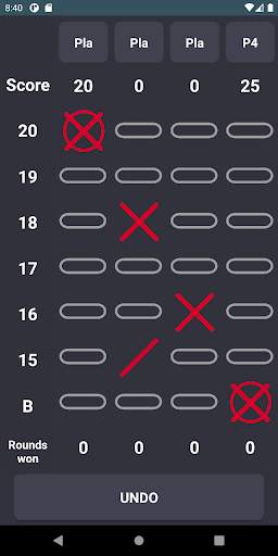 Darts Score Easy scoreboard screenshot 6