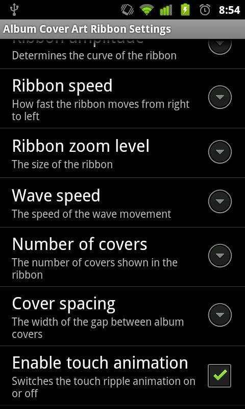 Album Art Live Wallpaper 5 تصوير الشاشة