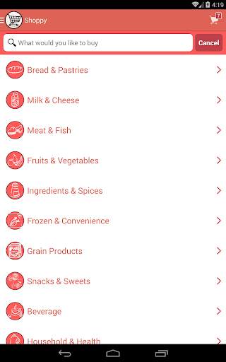 Shoppy, لائحة البقالة 8 تصوير الشاشة