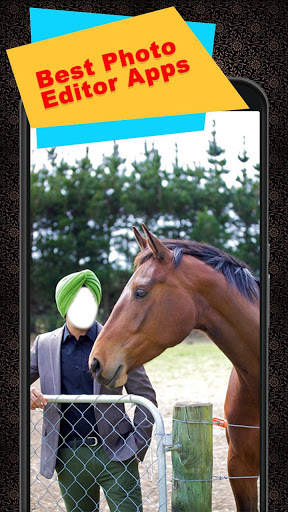 Horse With Man Photo Suit 5 تصوير الشاشة