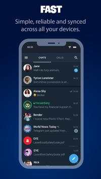 Obrolan & panggilan tele messenger gratis screenshot 1