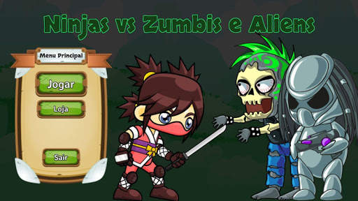 Ninjas vs Zumbis e Aliens screenshot 4