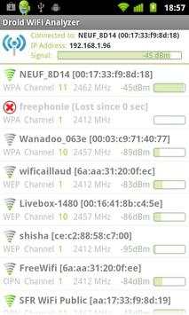 Droid Wifi Analyzer screenshot 2
