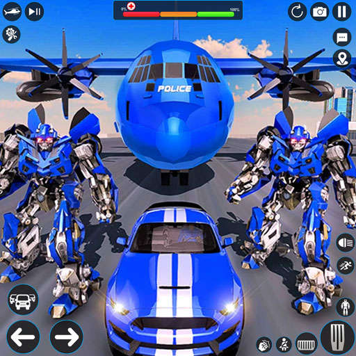 Police Robot Transport Games screenshot 1