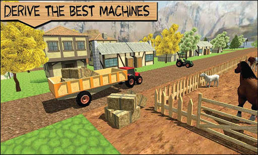 Farm Tractor Sim - Forage Farming Games screenshot 4