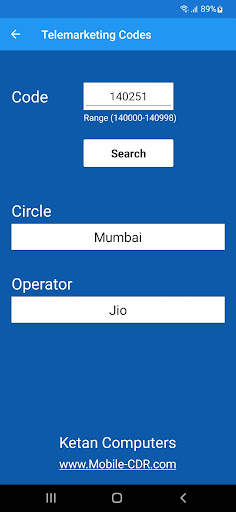 Mobile Codes of India screenshot 7