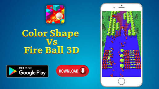 Color Shape VS Fire Ball 3D screenshot 8