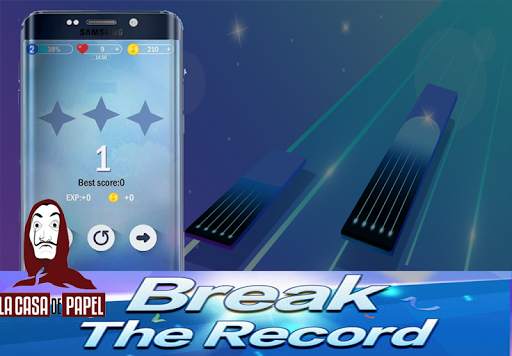 Piano Tiles " Bella Ciao " Money Heist Song screenshot 3