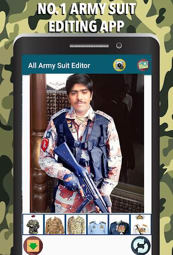 All Army Suit Editor 4 تصوير الشاشة