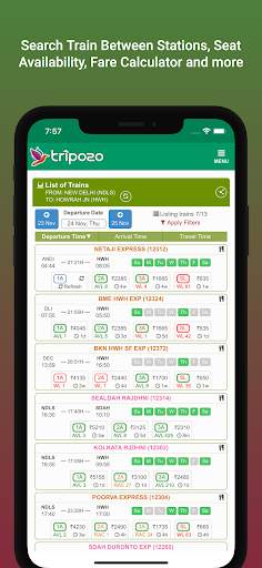 Train Live Status Booking PNR screenshot 3