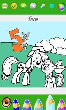 Kids Coloring  Book little Pony princess screenshot 1