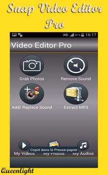 Snap Video Editor Pro screenshot 1