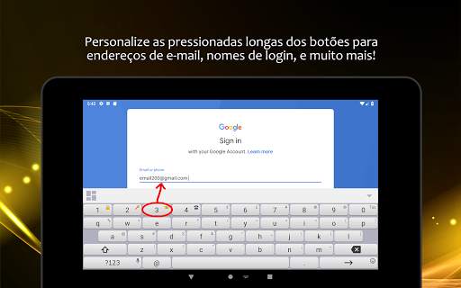 Teclado CustomKey screenshot 1