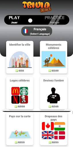 30in1 Trivia Game: en français screenshot 17