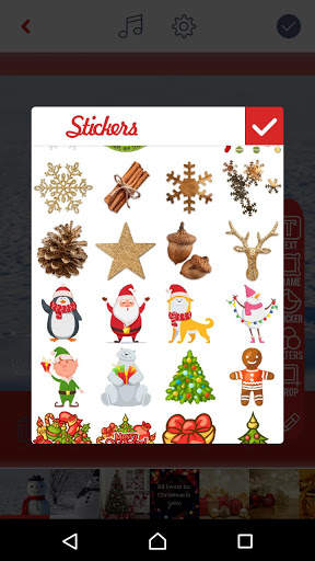 Natal Slideshow Foto Dengan Musik - Pembuat Video screenshot 8