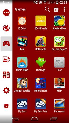 Basic Red Theme for Smart Laun screenshot 2