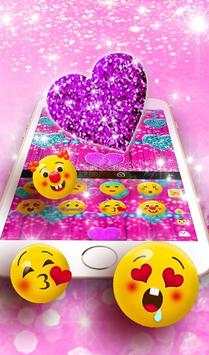 Glitter Pink Heart screenshot 2