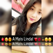 ikon Texto Na Foto Efeito SnapChat