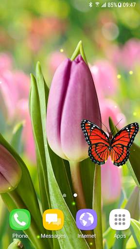 Flowers 3D Parallax Background screenshot 1