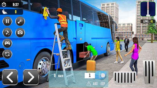 Bus Driving Simulator Bus game screenshot 1