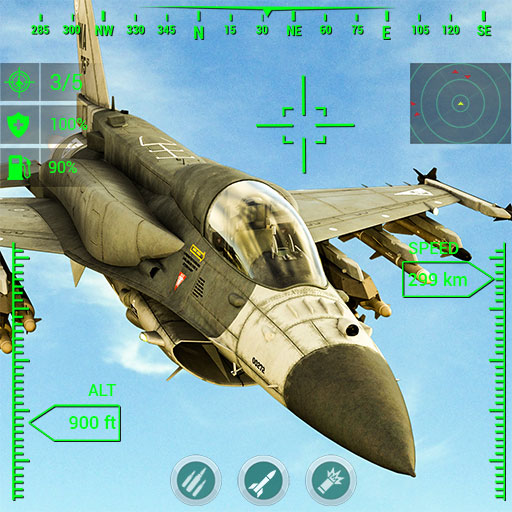 Avión de guerra - Jet combate icon