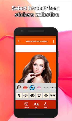 Pocket Girl Photo Editor screenshot 1