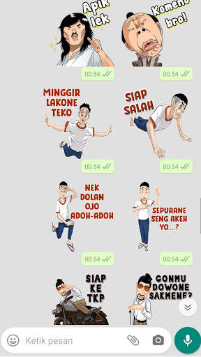Stiker Jawa Lucu Koplak screenshot 7