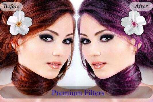 Hair Color Changer 4 تصوير الشاشة