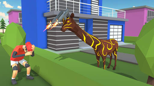 Deeer Funny Fighting Simulator - Goat Animal Game screenshot 1