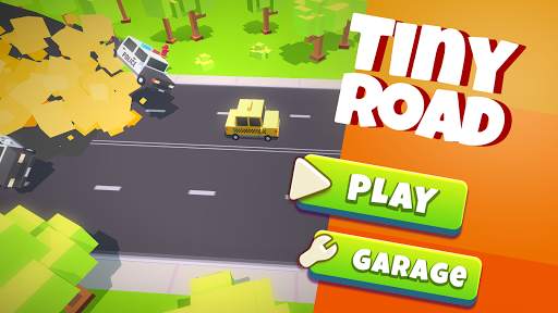 Tiny Road - Arcade cars with crazy powers स्क्रीनशॉट 1