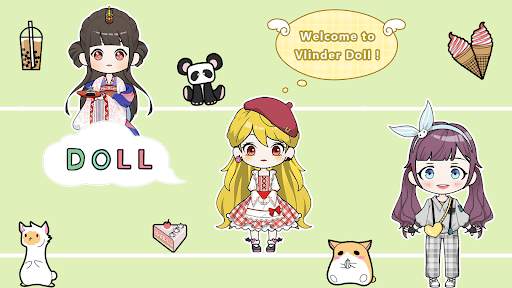 Vlinder Doll: 귀여운 인형 옷 입히기 게임 screenshot 2