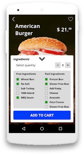 King Burger delivery app скриншот 2