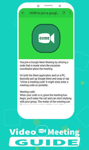 Guide for Meet Video Conference App screenshot 2