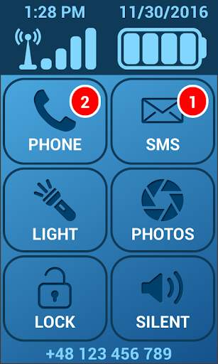 Grand Launcher - big launcher for seniors screenshot 2